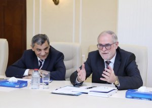 Əmək və Əhalinin Sosial Müdafiəsi Nazirliyində dünyanın tanınmış alimlərindən biri ilə görüş olub