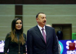 Prezident İlham Əliyev və xanımı Mehriban Əliyeva Şamaxıda körpələr evi-uşaq bağçasının açılışında iştirak ediblər