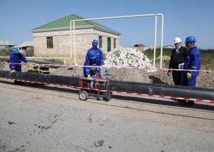 "Azəriqaz": Bu il 81,7 km yeni qaz kəməri çəkilib