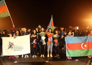 Polşada dünya birinciliyində çıxış edən şpaqaçılarımız vətənə qayıdıblar