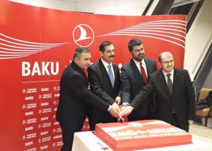 Ankara-Bakı-Ankara istiqamətində birbaşa uçuşların rəsmi açılış mərasimi olub