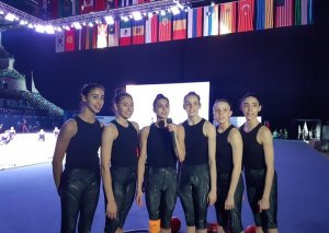 İspaniya gimnastları: Milli Gimnastika Arenası böyük və gözəldir