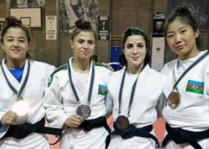 Qadın cüdoçularımız Rumıniyada Avropa açıq kubokunda 4 medal qazanıblar