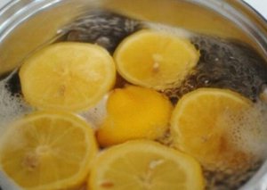 Səhər qaynadılmış limon suyu için -
