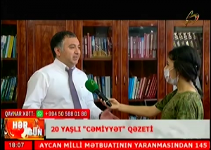 Cəmiyyət qəzeti 20 yaşını qeyd etdi