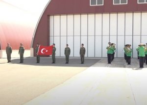 Türkiyə Silahlı Qüvvələrinin aviasiya texnikaları Naxçıvanda VİDEO