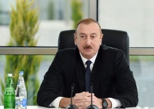 Prezident Qəbələdə də səfərdə olub