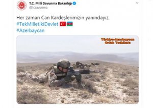 Türkiyə MN Azərbaycana dəstək videosu yayımlayıb - VİDEO