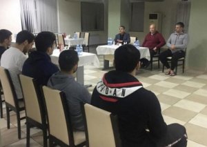 Avropa çempionatında iştirak edəcək cüdoçularla görüş keçirilib