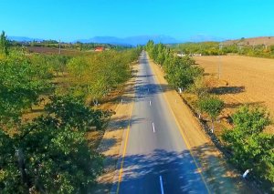 Yeni Xınalıq yolunun bir hissəsisinin tikintisi yekunlaşıb (FOTO/VİDEO)