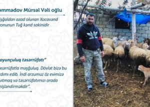 Onlar Xocavəndə kiçik biznesləri ilə qayıdacaqlar FOTOLAR