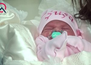 Şəhidin yeni doğulan övladına Şuşa adı verildi FOTO
