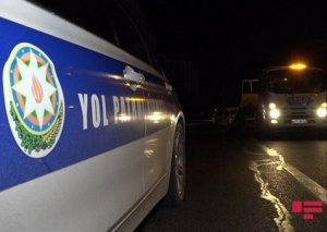 Gəncədə baş verən qəzada sürücü xəsarət alıb