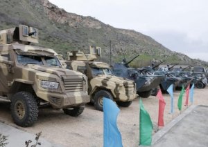 Ermənistanla sərhəddə yeni hərbi hissə fəaliyyətə başladı FOTOLAR