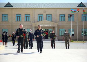 Azərbaycan və Belarus Müdafiə nazirləri hərbi hissələri ziyarət ediblər (FOTO/VİDEO)