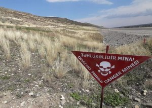 Füzuliyə qanunsuz gedən iki nəfər minaya düşdü