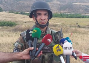 FHN Ağdamda Xaçınçay su anbarının ətrafının minalardan təmizlənməsini həyata keçirir