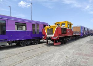 İyirmi yeni vaqon “Nərimanov” elektrik deposuna gətirildi