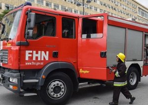 Bakıda kommunal tipli yaşayış binasında yanğın olub