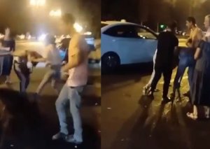 Bakıda qızlar əlbəyaxa davaya çıxdılar - VİDEO