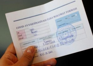 Saxta COVID-19 pasportu satan şəxsə cinayət işi açılıb