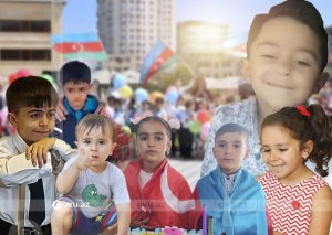 Birinci sinfə gedən şəhid övladları - FOTO