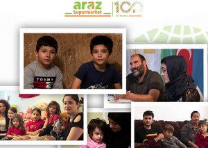“Araz” Supermarketlər şəbəkəsinin əməkdaşları şəhid ailələrini və qaziləri ziyarət etdi
