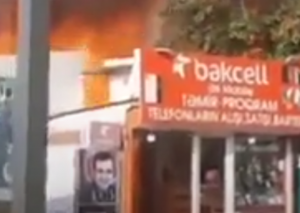 Dünənki yanğından təkcə Polad Həşimovun şəklini çıxartdı
