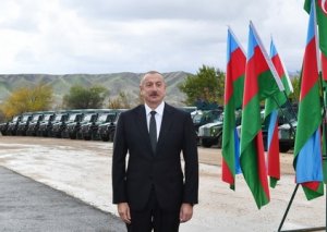 Ali Baş Komandan Qubadlıda DSX-nin yeni hərbi hissə kompleksinin açılışında iştirak edib