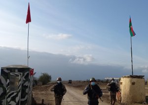 Füzuliyə qanunsuz getmək istəyən şəxs həbs edildi