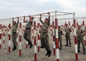 Azərbaycan Ordusunun tabor komandirləri arasında yarış keçirilib - FOTO