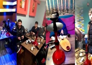 Bakıda müştərilərə qəlyan xidməti göstərən çay evinin sahibi cərimələnib-VIDEO