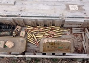 Ağdamda döyüş sursatları aşkarlandı