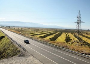 Gürcüstanda Azərbaycanla sərhədə qədər yeni yolun tikintisinə başlanıldı