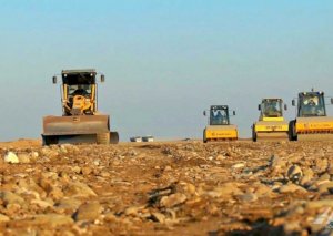 Ağdam-Füzuli yolunun tikintisinə başlanıldı