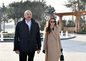 Prezident İlham Əliyev və Mehriban Əliyeva Ağdam rayonuna səfər ediblər