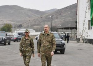 İlham Əliyev və Mehriban Əliyeva Ağdamda İmarət kompleksində olublar
