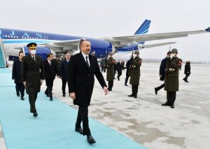 Prezident İlham Əliyevin Türkiyəyə işgüzar səfəri başlayıb - FOTOLAR