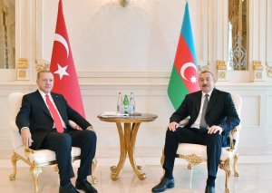 Ankarada Azərbaycan və Türkiyə prezidentləri arasında görüş başlayıb