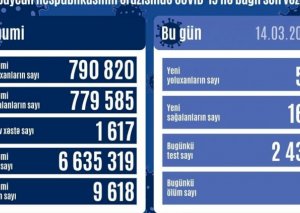 Azərbaycanda koronavirus statistikası: 53 yeni yoluxma