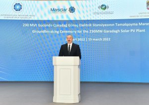 İlham Əliyev Qaradağ Günəş Elektrik Stansiyasının təməlqoyma mərasimində iştirak edib - Yenilənib