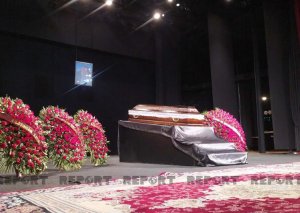 Ayaz Mütəllibovla vida mərasimi başlayır