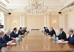Prezident İtaliyanın xarici işlər və beynəlxalq əməkdaşlıq nazirini qəbul edib