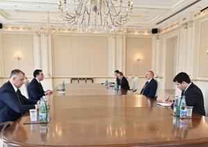 Prezident İlham Əliyev Gürcüstanın xarici işlər nazirini qəbul edib