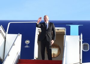 İlham Əliyev Almaniyaya getdi