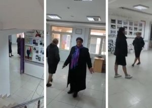 Bakıda direktor müəllimləri məktəbə buraxmayıb