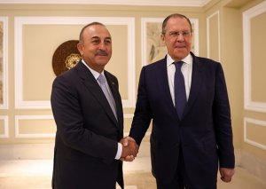 Çavuşoğlu ilə Lavrov görüşüblər