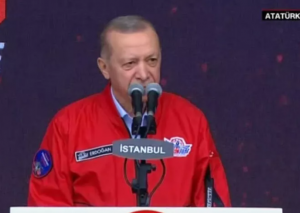 Ərdoğan İlham Əliyevə poçt markası təqdim edib
