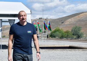 İlham Əliyev Zəngilan rayonuna səfər edib