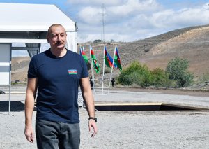 Prezident Şuşada açılışlarda iştirak etdi